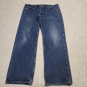 Lee Jeans Straight Leg Blue Denim Men's Size 38X30